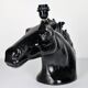 Ceramic horse lamp 1980