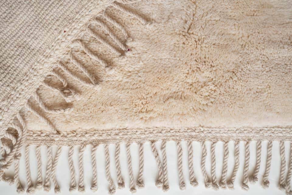 Moroccan wool Beni ouarain rug 200x100cm