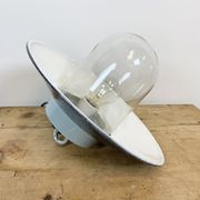 Vintage factory hanging lamp, 1970s