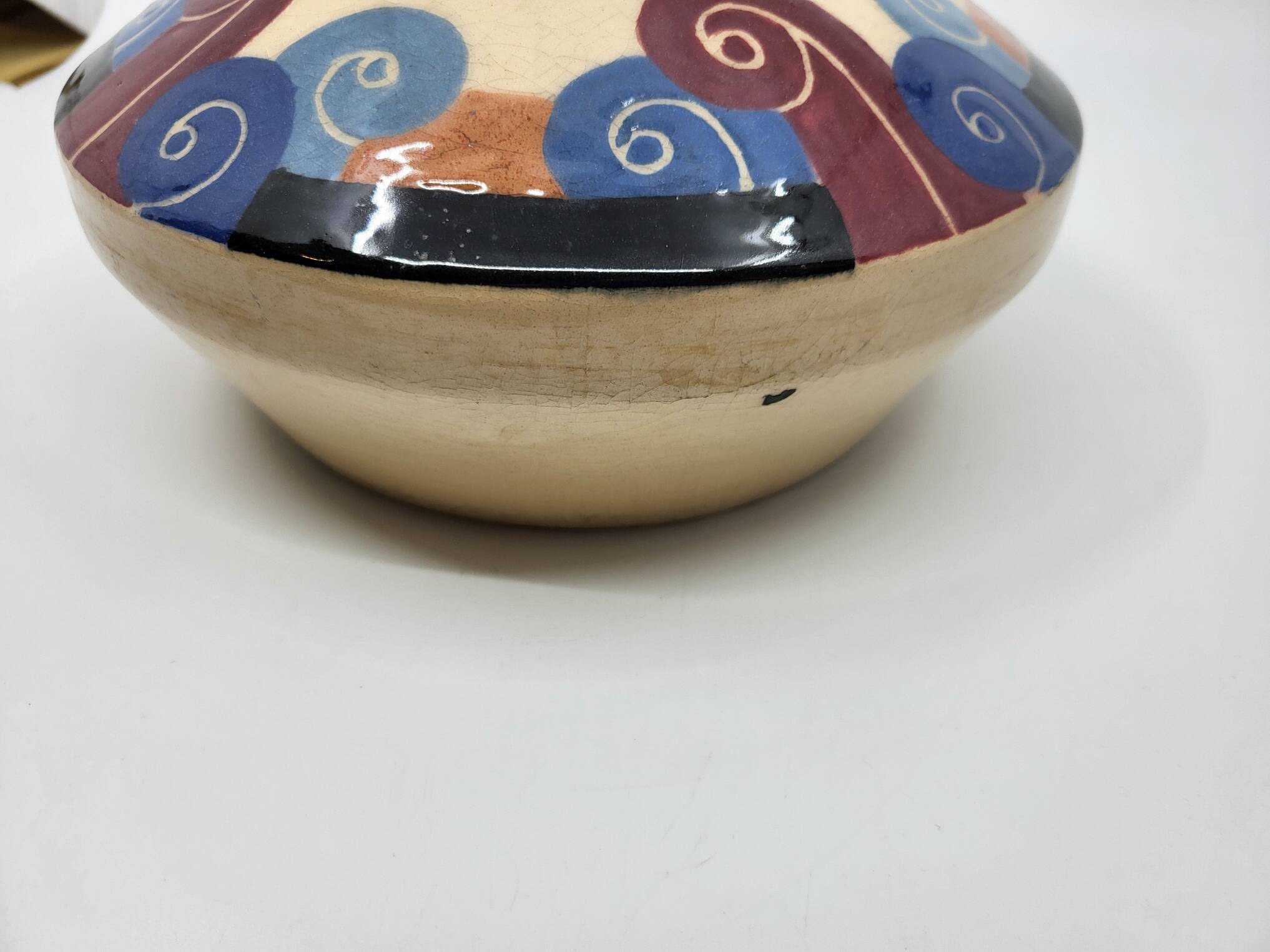 Simone Larrieu vase in ceramic France Art Deco 1930