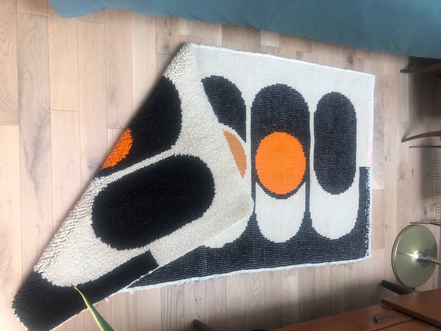 Space age vintage rug