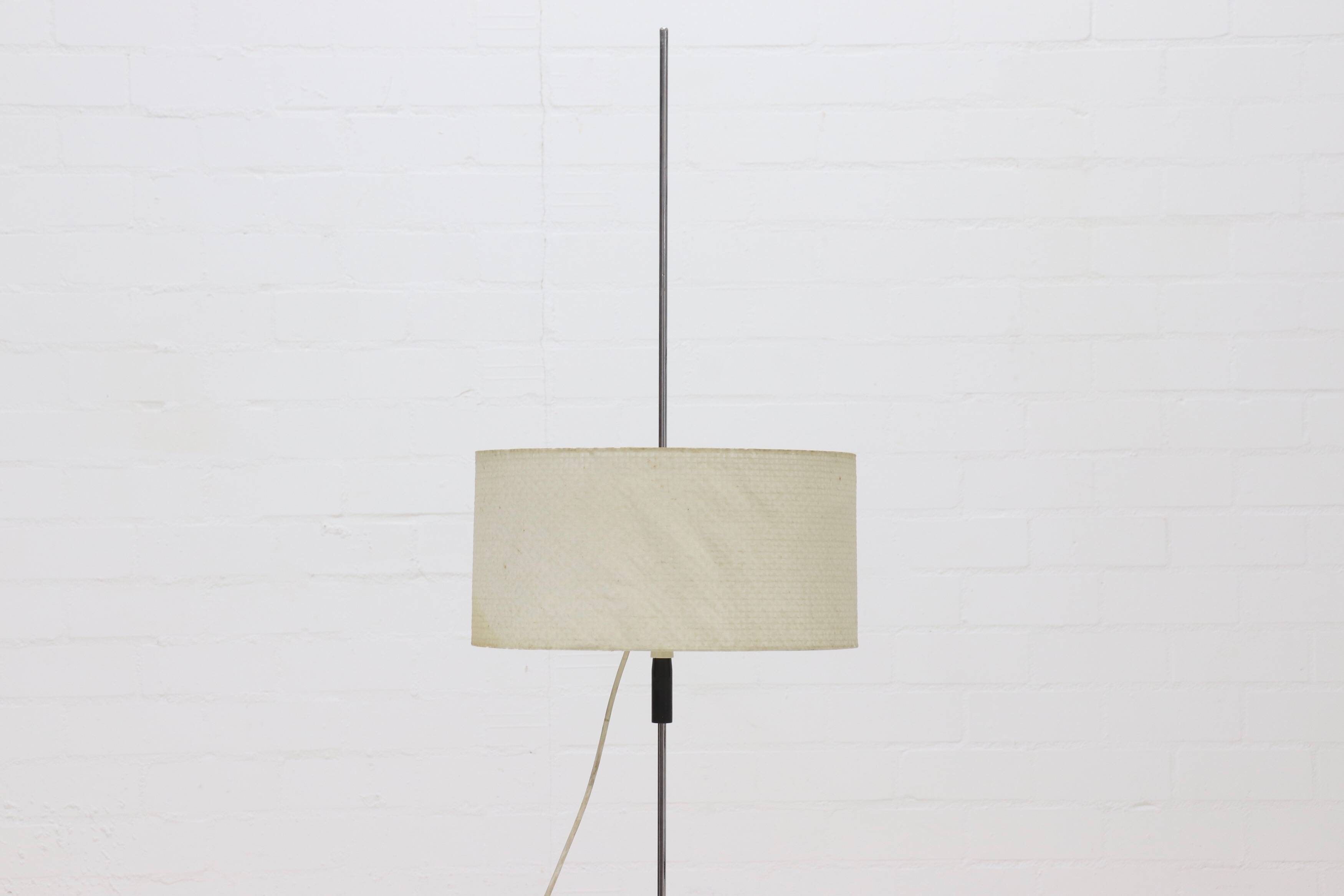 Height Adjustable Floor Lamp by Ruser & Kuntner for Knoll International 1960s