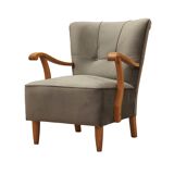 Beech armchair, Danish design, 1960s, production: Denmark