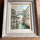 Tableau aquarelle giorgi pont des soupirs Venise