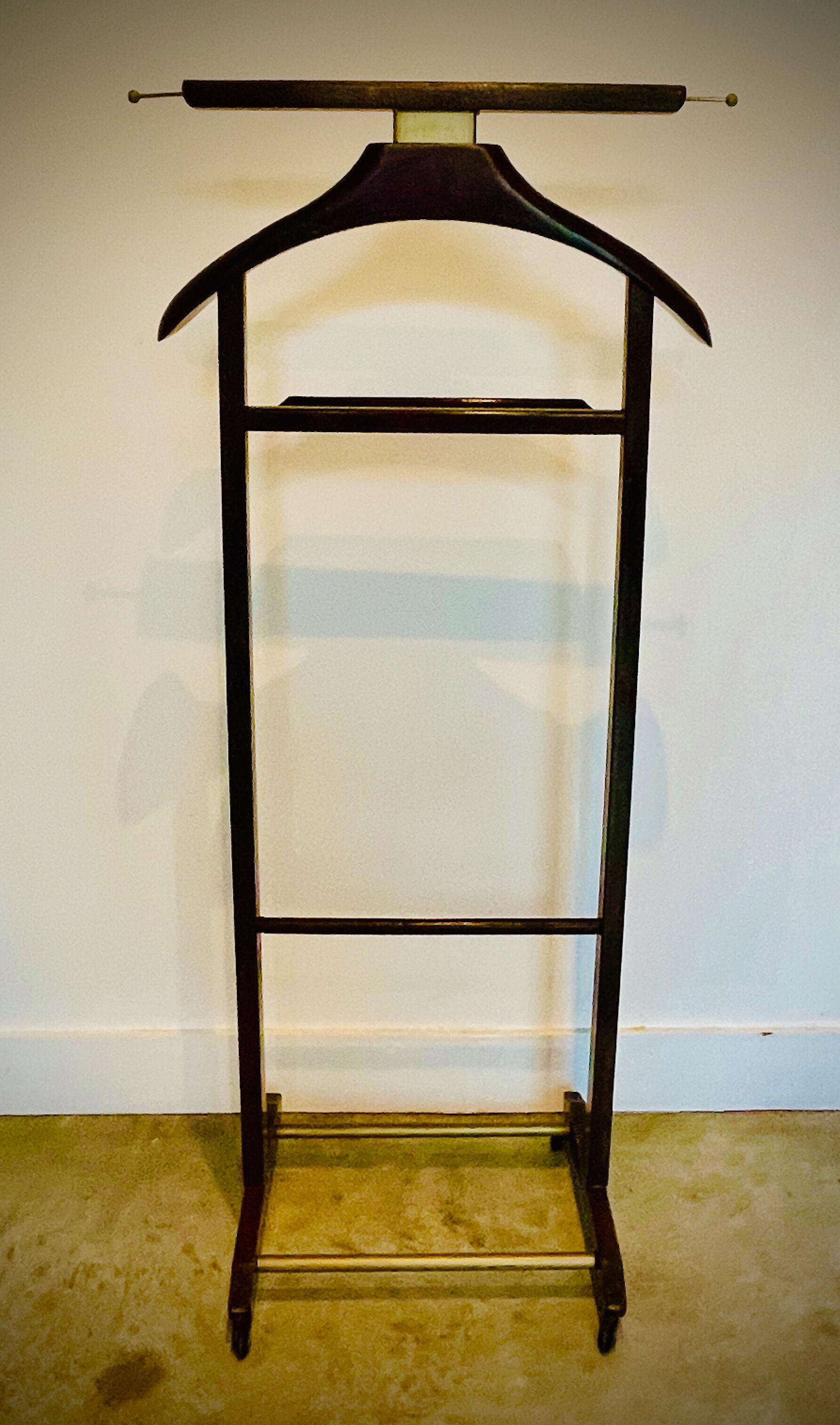 Valet de chambre & de nuit varnish mahogany for Fratelli Reguitti