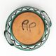 Small ear-handled bowl Robert Picault – Vallauris, sunflower decoration 1950