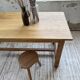 Table de ferme chêne doré 160cm