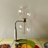 Vintage Hellem coffee maker - borosilicate glass - 10 cups - Made in France