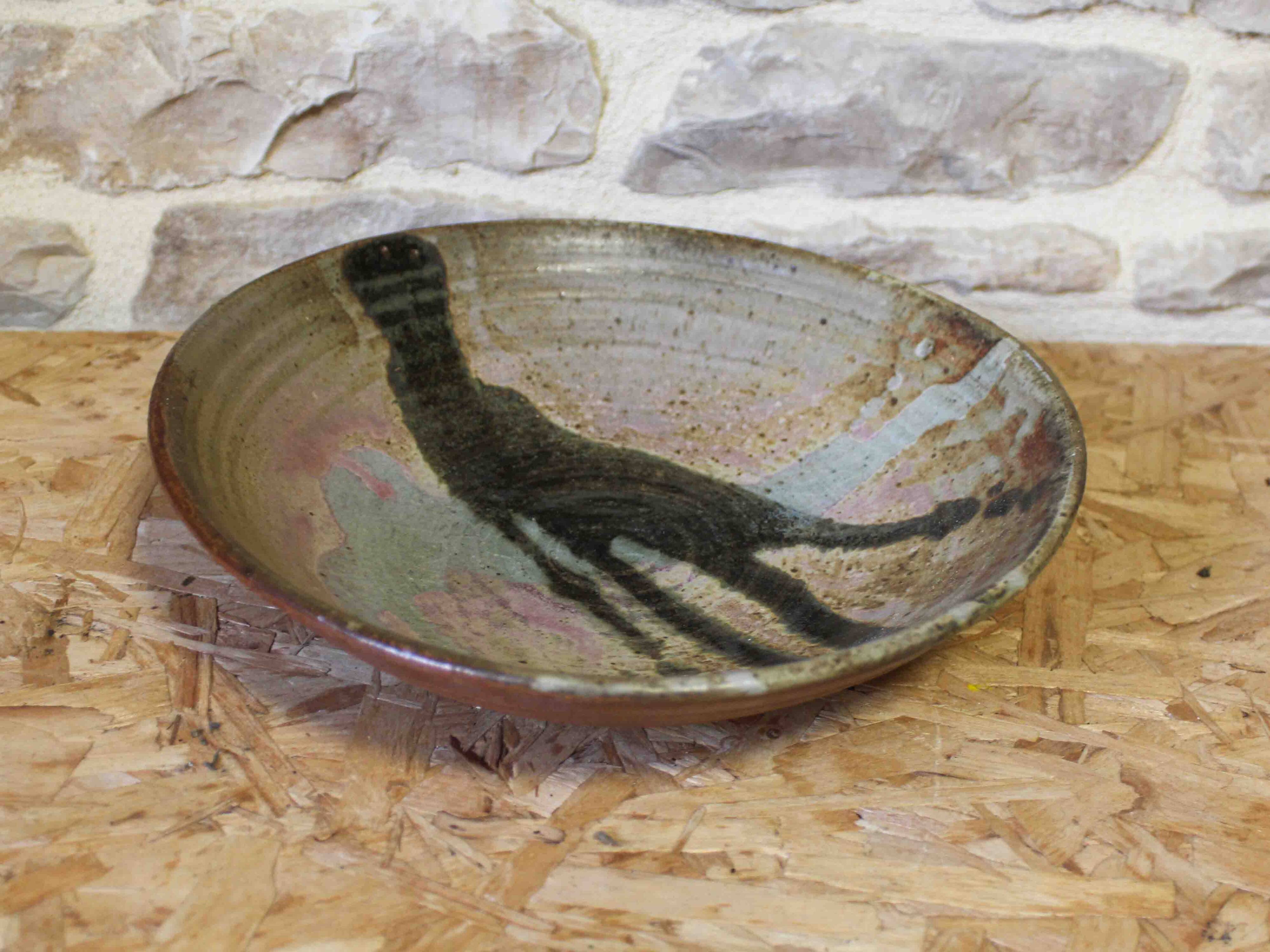 Glazed stoneware bowl Odile Devauchelle