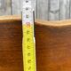Vintage Brutalist Stube solid wood dining chair