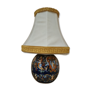 Lampe en faïence de - entre