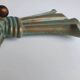 Vintage Italian resin and glass wall light