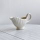 White asparagus slushy gravy boat.