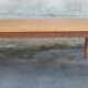 Farm table, turned wooden legs