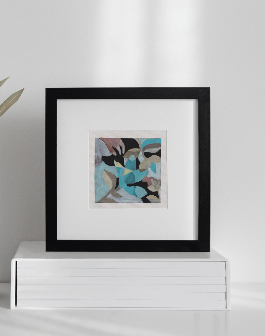 Blue Flower and Hand