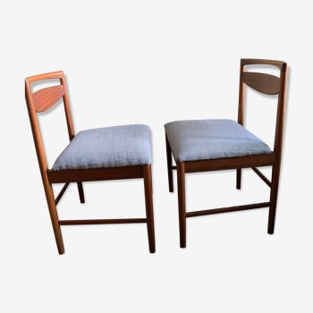 Mid Century Teak Dining Chairs By Tom Robertson For Mc Intosh, 1960s, Set Of 2