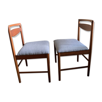 Mid Century Teak Dining Chairs By Tom Robertson For Mc Intosh, 1960s, Set Of 2