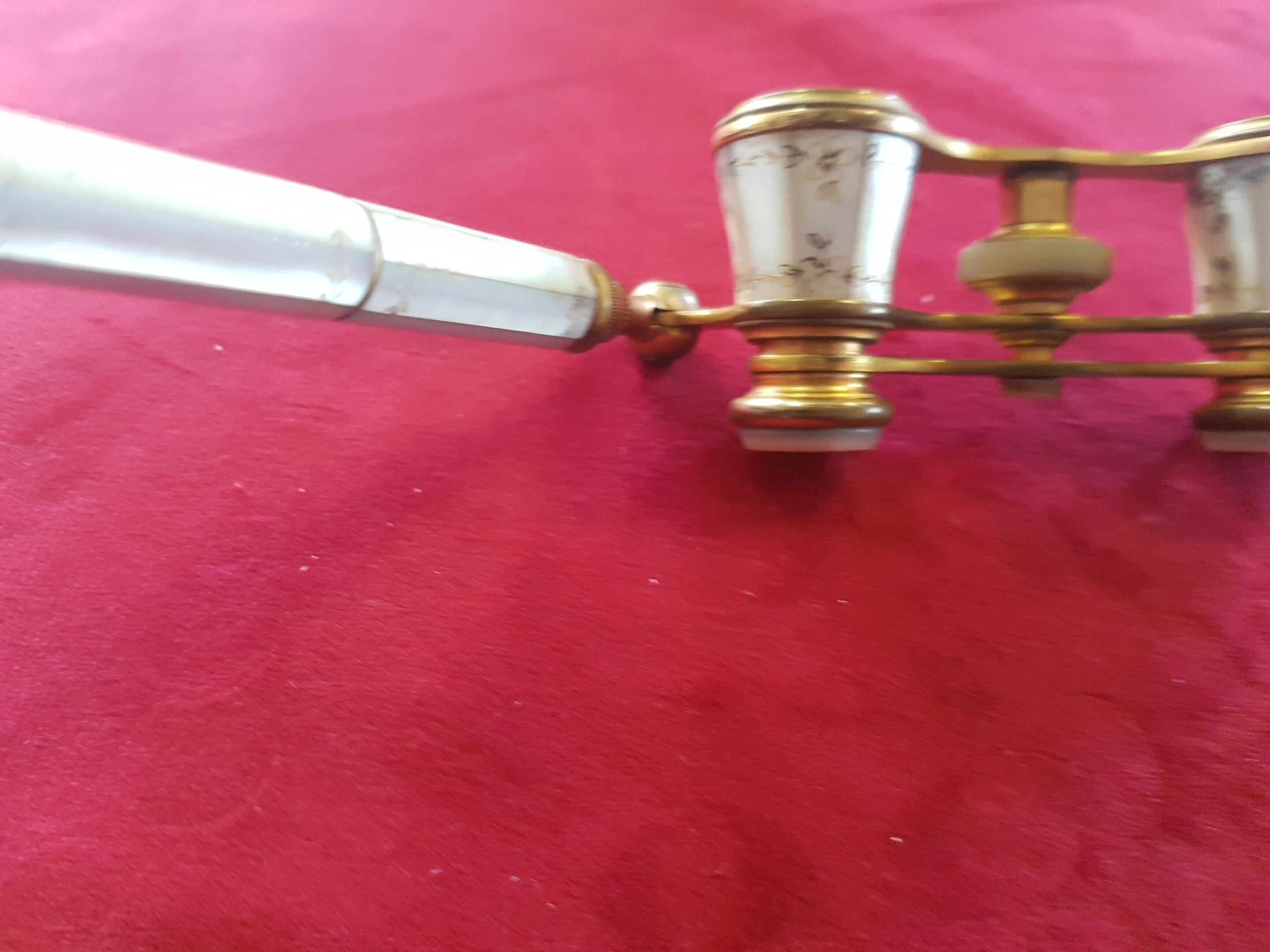 Theatre twins with handle, Napoléon III era