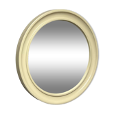 Carrara & matta 70s mirror, space age vintage bakelite mirror model america