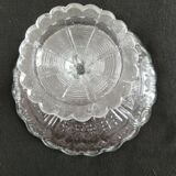 Glass fruit bowl