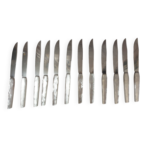 12 couteaux nacre début