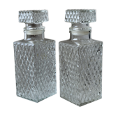 2 Glass whisky decanters model braces 900 ml