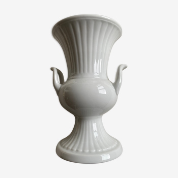 Vase amphore en porcelaine vintage