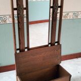 Old coat rack mirror cloakroom circa 1950
