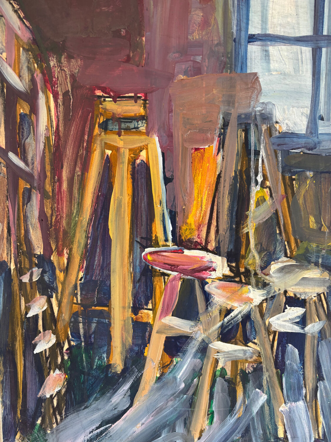 Painter's studio signed 1989