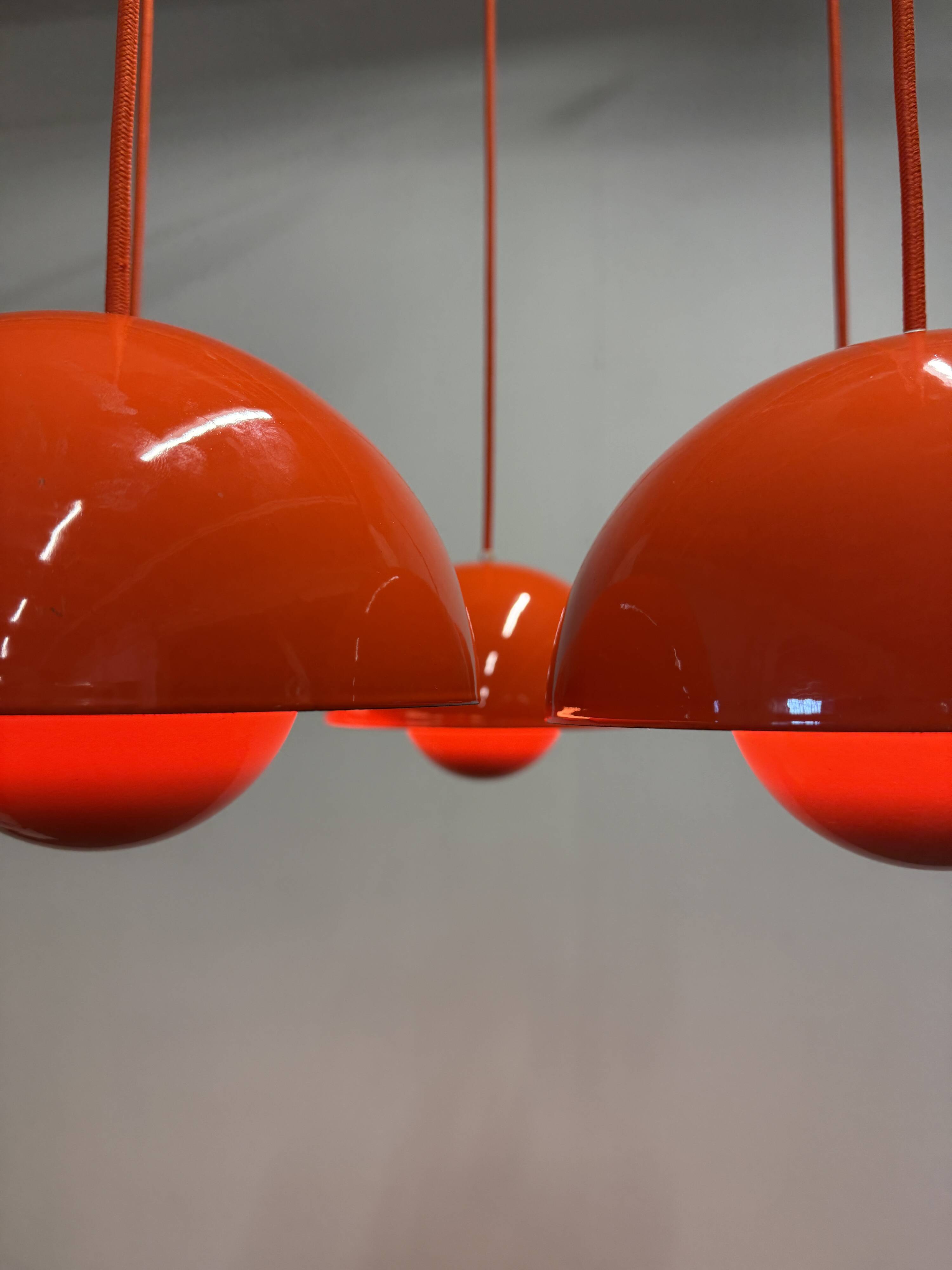 Verner Panton chandelier Flowerpot lamp