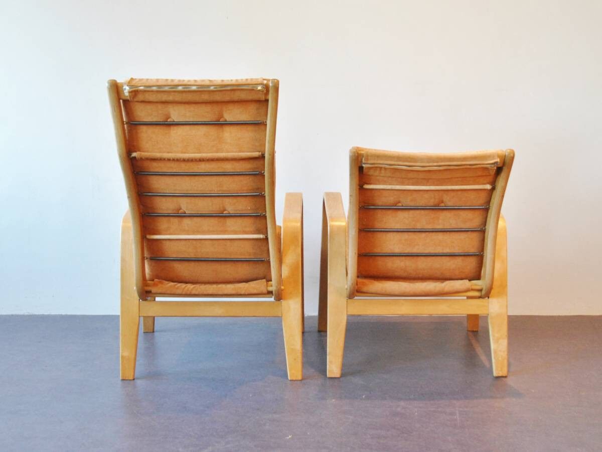 Set of 2 lounge chairs by Cees Braakman for Pastoe