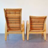 Set of 2 lounge chairs by Cees Braakman for Pastoe