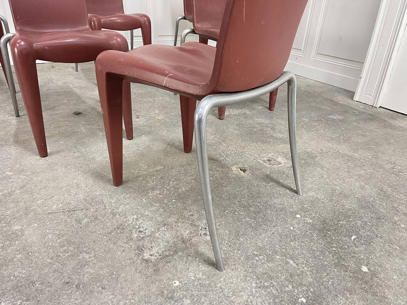 8 Starck chairs for Vitra