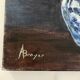 Petite huile sur toile bouquet de renoncules