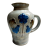 Van Melle glazed ceramic pottery pitcher or decanter