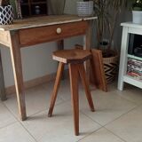 Vintage tripod stool 70s