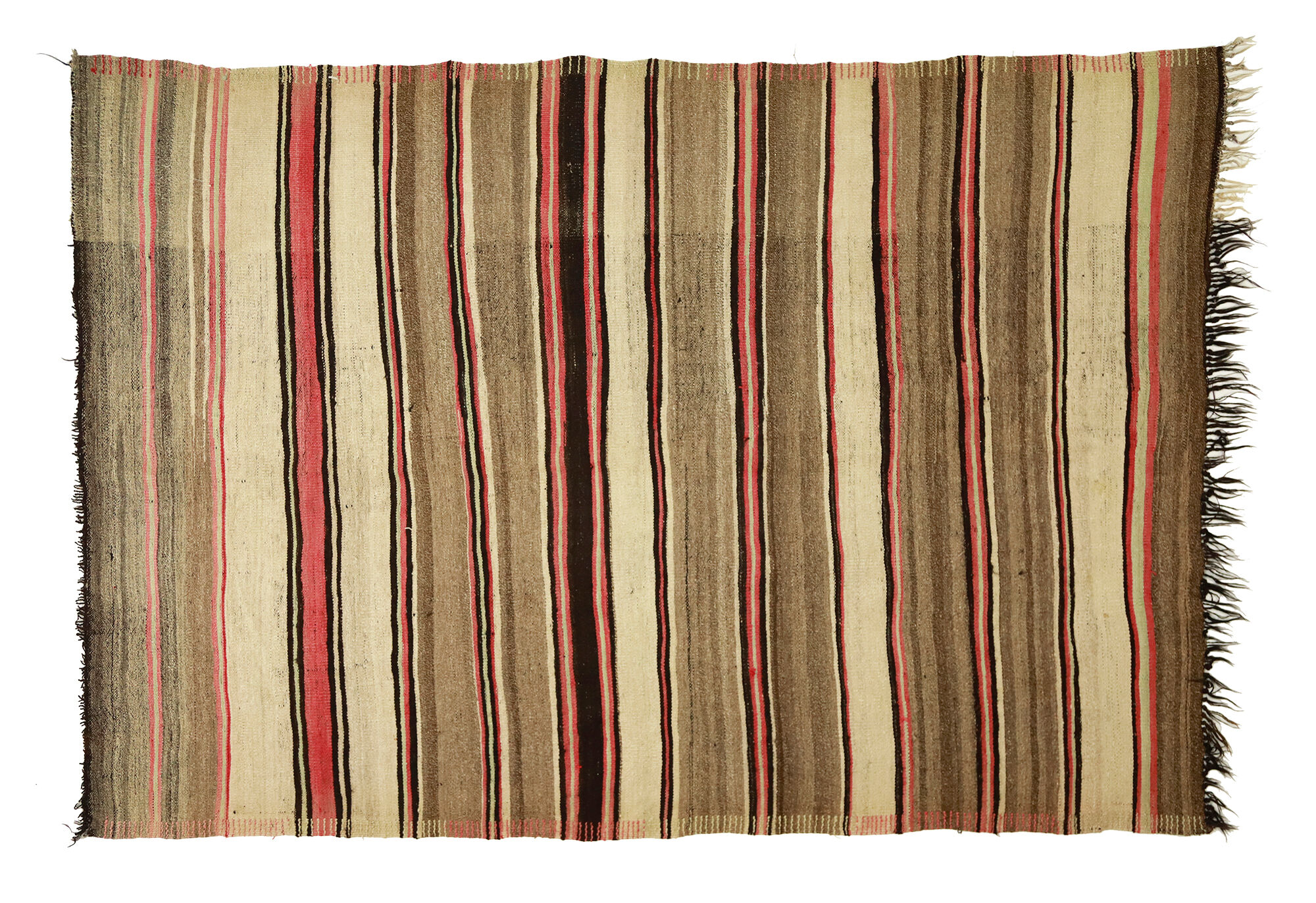 Anatolian handmade kilim rug 281 cm x 185 cm