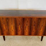 Buffet danois rétro vintage en palissandre du milieu du siècle par Poul Hundevad, années 1960