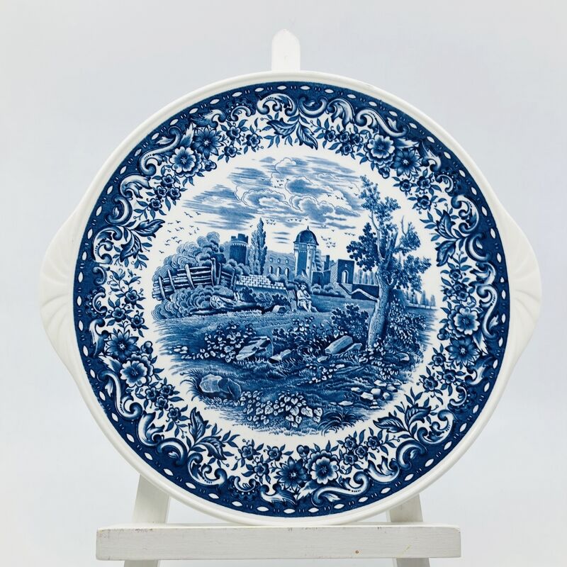 Villeroy & Boch dessert service, Blue Castle model