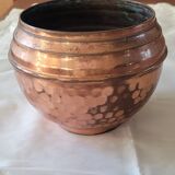 Copper cache-pot - vintage