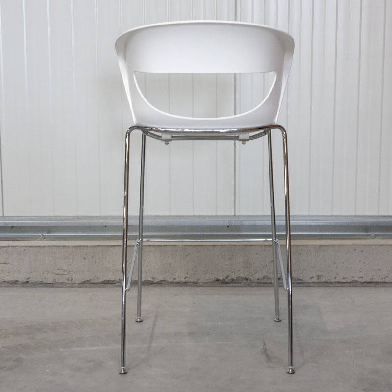 Kicca Stool High Stool from Kastel in White plastic