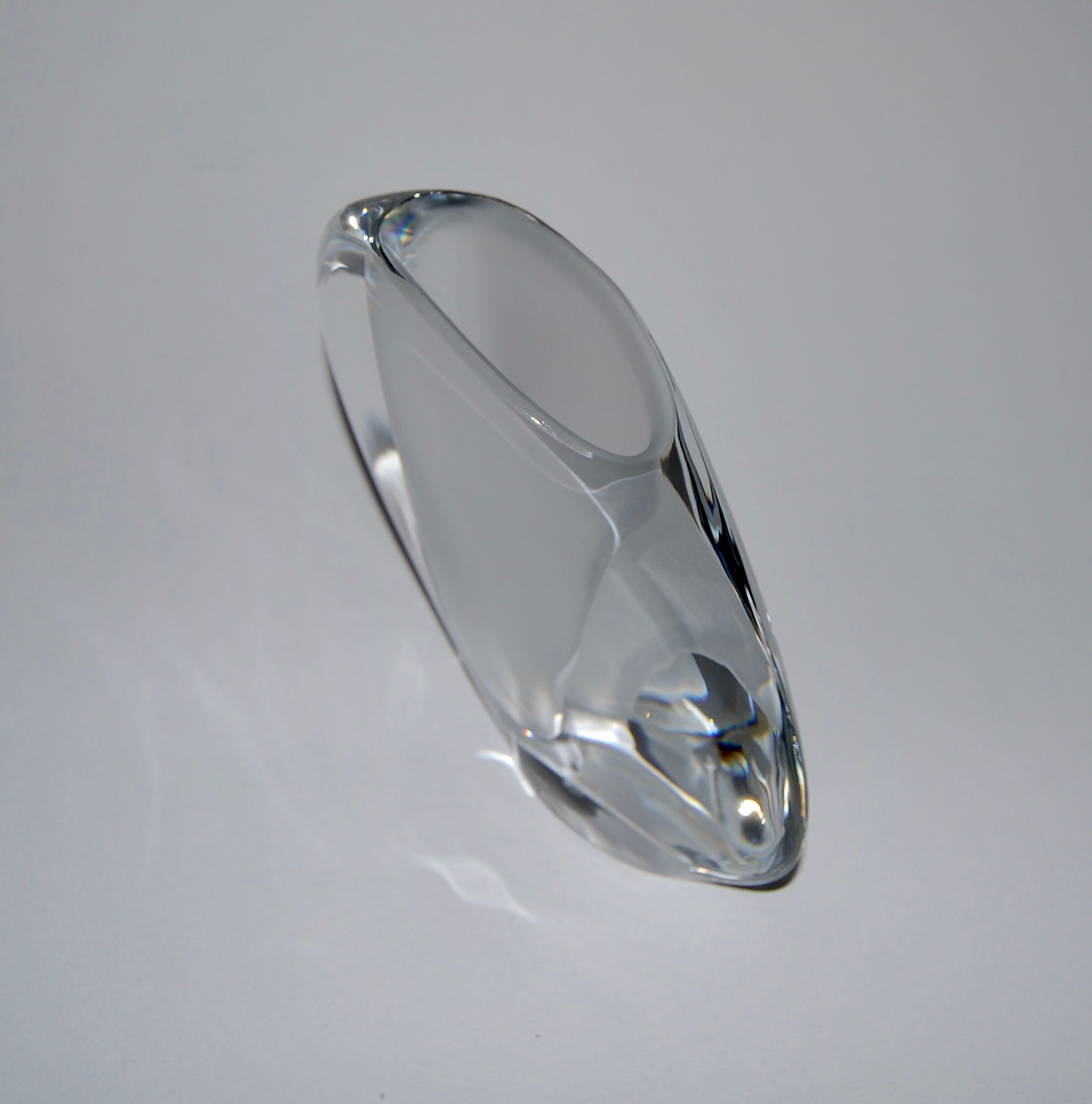 Vase or soliflore in Sèvres crystal