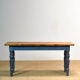Pine table with old top