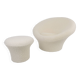 "Big Mushroom" Armchair and Pouf by Pierre Paulin for Artifort