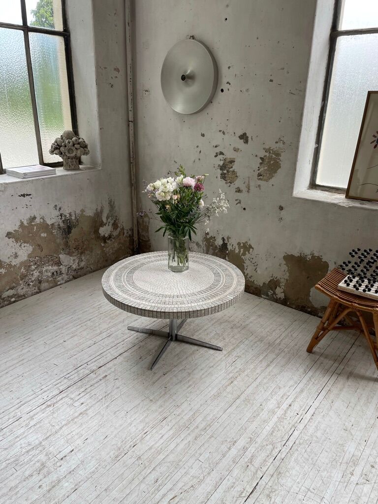 Heinz Lilienthal marble mosaic coffee table