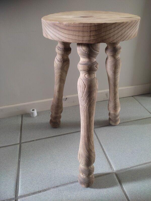 Solid wood stool legs tripod Aero-gummed dp 1122241