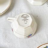 Vintage floral porcelain tea set DIGOIN SARREGUEMINES