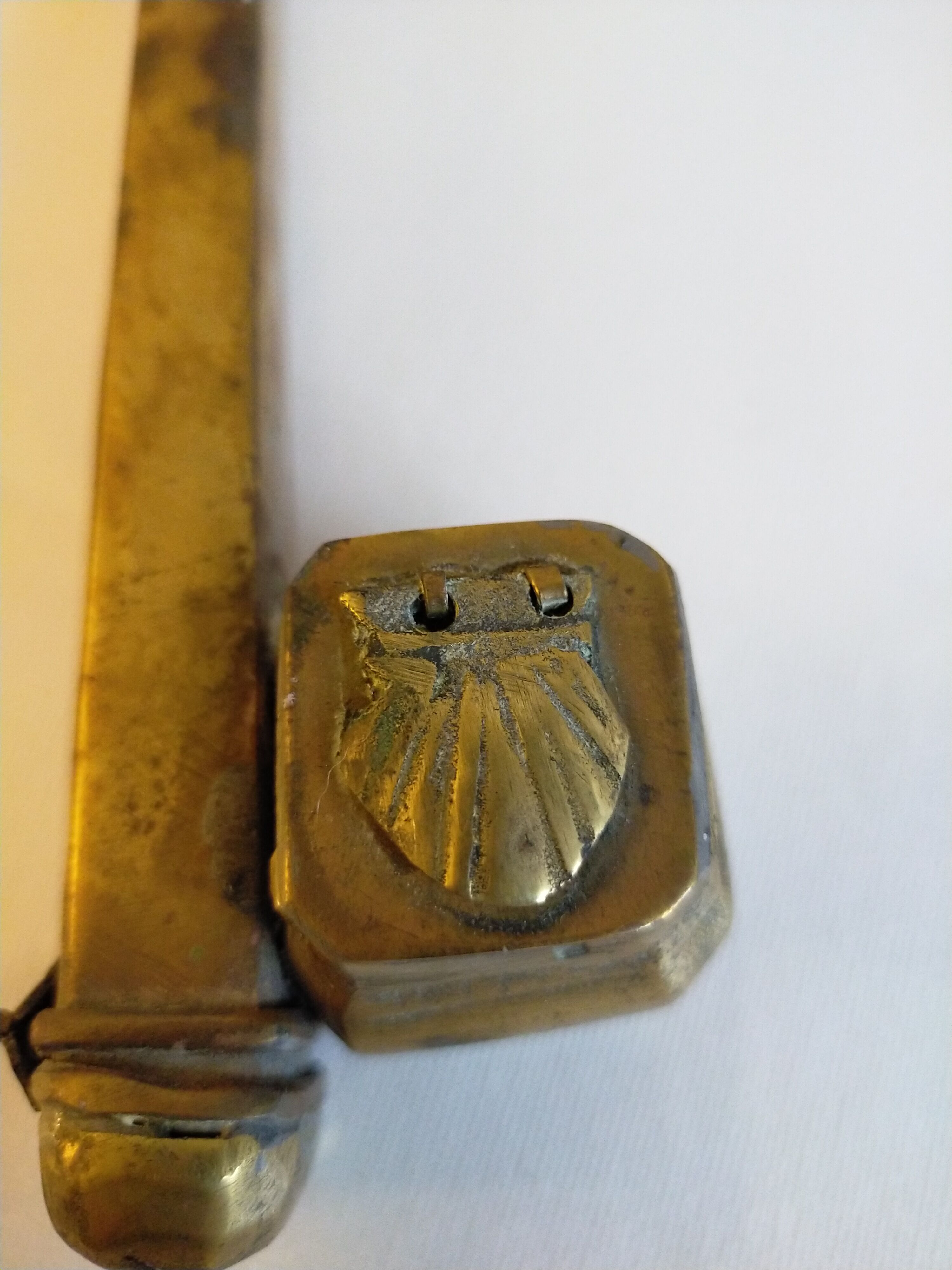 Brass case for writing