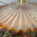 Vintage serrated pendant light