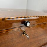 Biedermeier Box in Walnut on Oak, South Germany, 1850